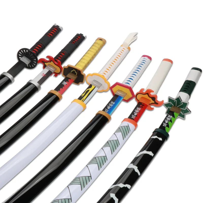 Kimetsu no Yaiba Original Anime Katana Cosplay Weapon Demon Slayer Sword Zenitsu Kyoujurou Tanjiro Swords