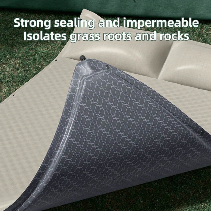 Automatic inflatable mattress double air mattress sleeping pad camping moisture-proof mat outdoor camping air cushion moisture-p