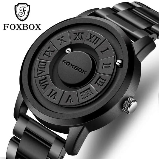FOXBOX Military Waterproof Men Watch Quartz Chronograph