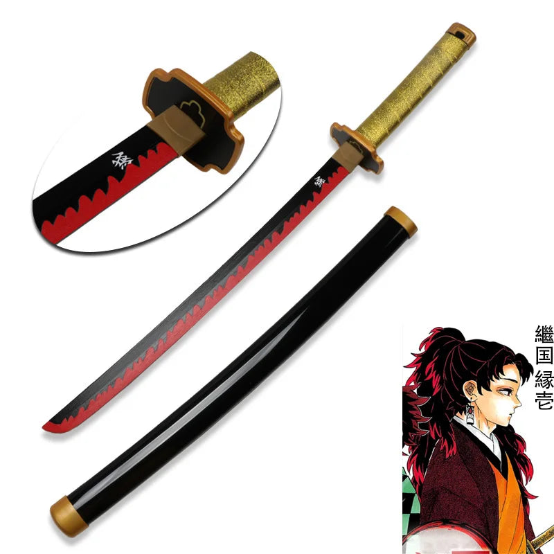 Kimetsu no Yaiba Original Anime Katana Cosplay Weapon Demon Slayer Sword Zenitsu Kyoujurou Tanjiro Swords