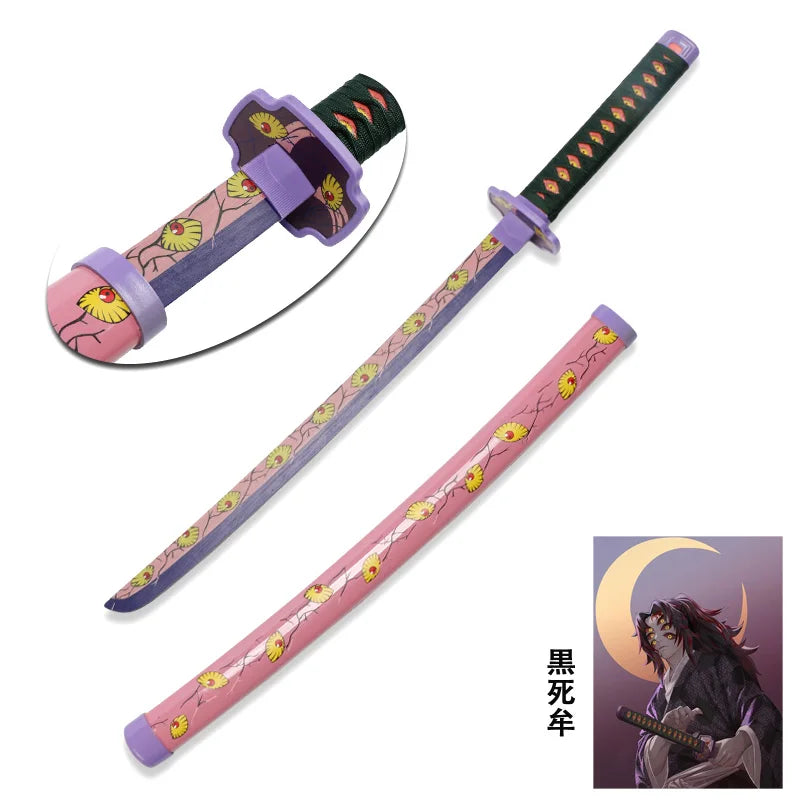 Kimetsu no Yaiba Original Anime Katana Cosplay Weapon Demon Slayer Sword Zenitsu Kyoujurou Tanjiro Swords