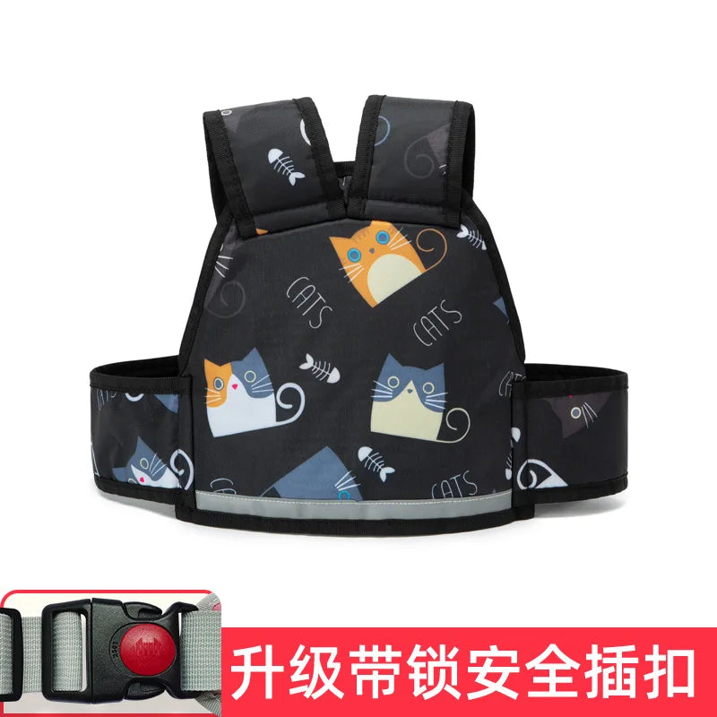 Children's Reflective Seat Belt Harness For Motorcycle