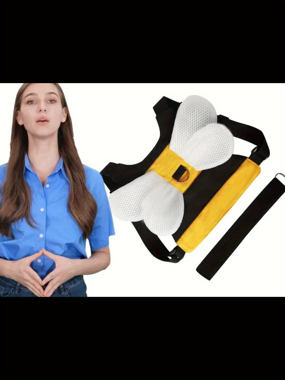 Yellow Anti Lost Harness Leash For Kids 2 In 1 Safety Belt