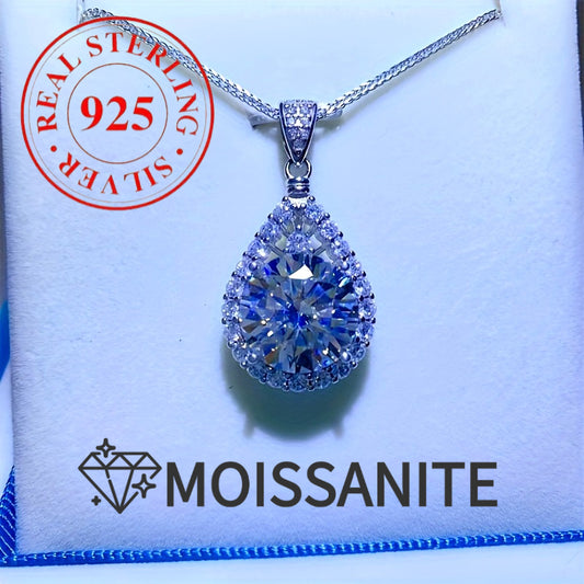 S925 silver, Moissanite necklace for both men and women, engagement wedding gift, Necklace For Women, Necklaces For Women, Necklace For A Woman, Moissanite Necklace For Women, Necklace For Wedding For Women, Moissanite Pendan