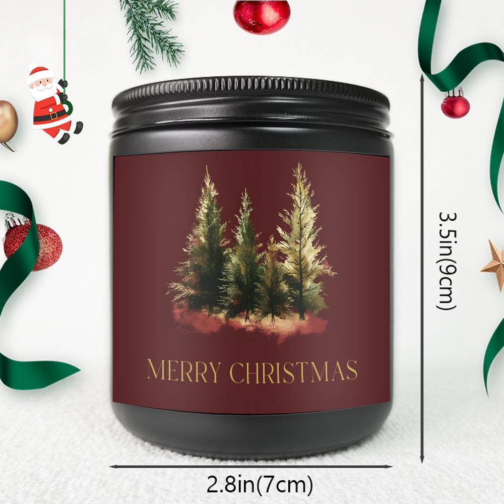 Lavender Scented Beeswax Soy Blend Candle In Maroon Jar