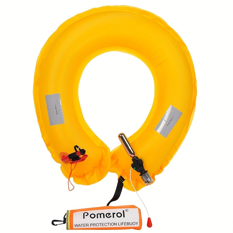 Pomerol Self Inflating Car Life Buoy Kit Window Breaker