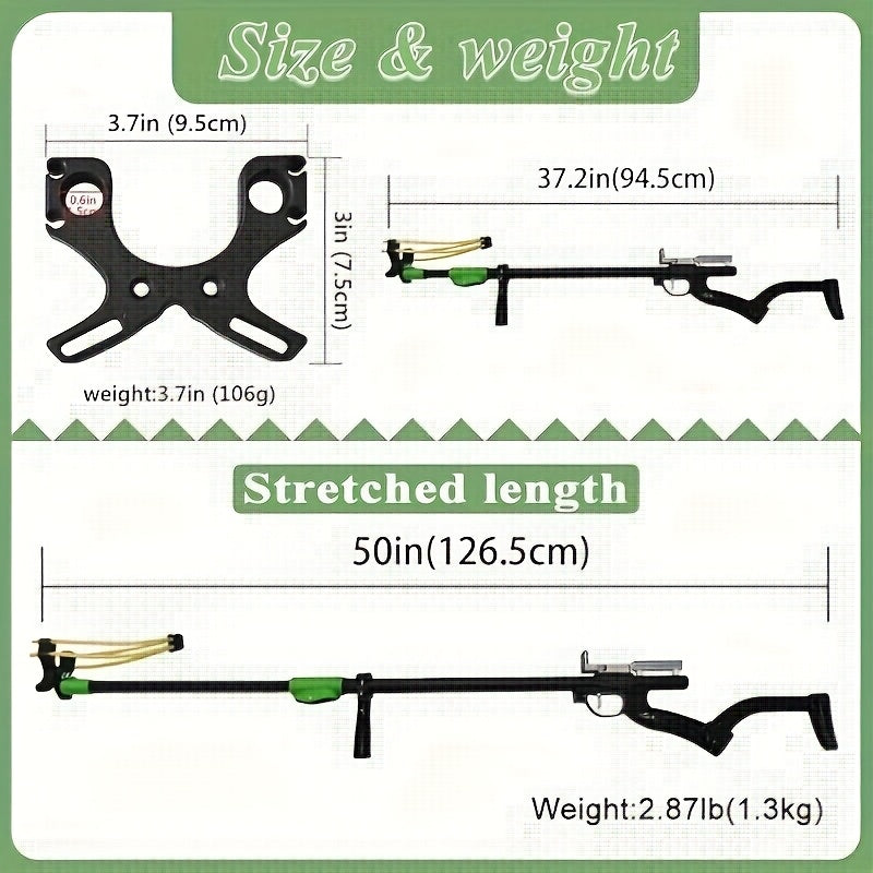 Outdoor Hunting Slingshot High Power Aluminum Alloy