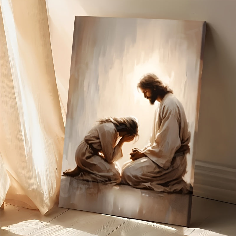 Healing Pain 2D Wrapped Canvas Poster With Wood Frame Ready To Hang Living Room