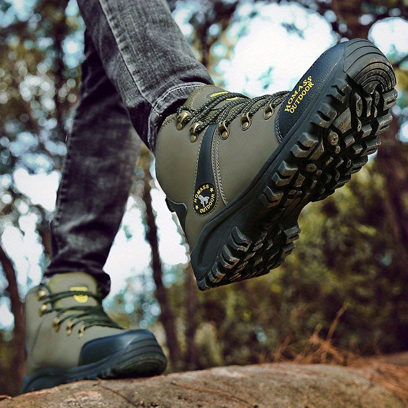 Mens High Top Waterproof Hiking Boots All Season Outdoor