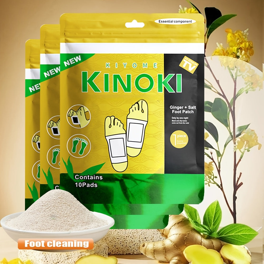 90 Pieces Deep Cleansing Foot Patch Set With Bamboo Vinegar And Ginger Powder