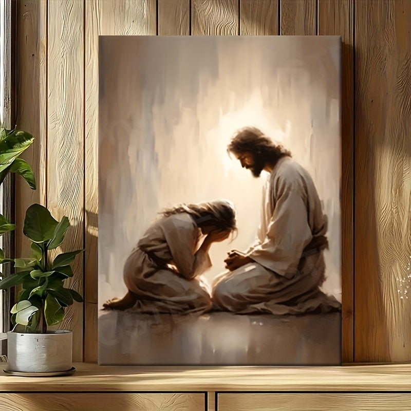 Healing Pain 2D Wrapped Canvas Poster With Wood Frame Ready To Hang Living Room