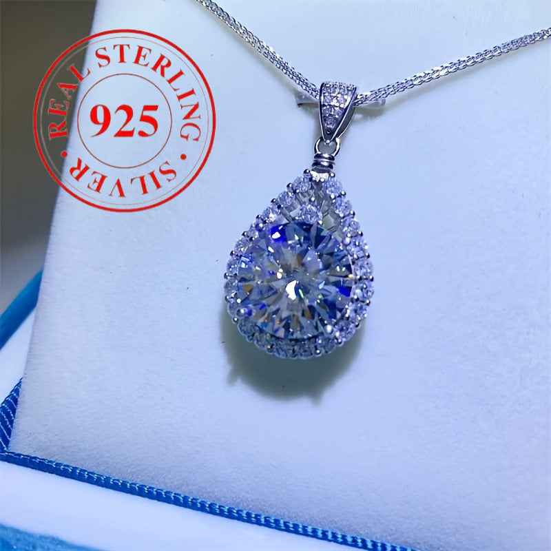S925 silver, Moissanite necklace for both men and women, engagement wedding gift, Necklace For Women, Necklaces For Women, Necklace For A Woman, Moissanite Necklace For Women, Necklace For Wedding For Women, Moissanite Pendan