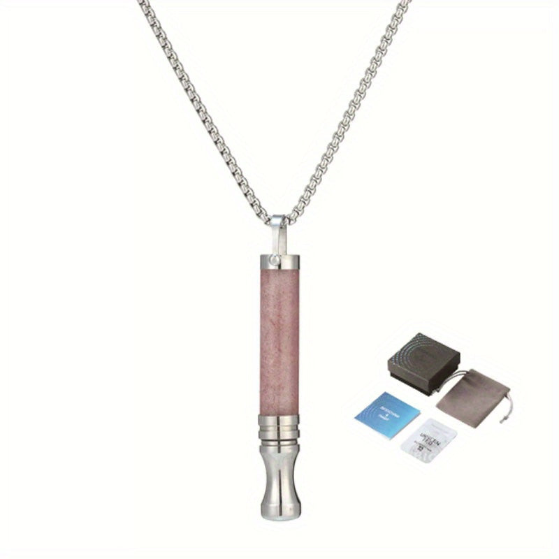 Anxiety Breathing Necklace For Relaxation Smoking Cessation