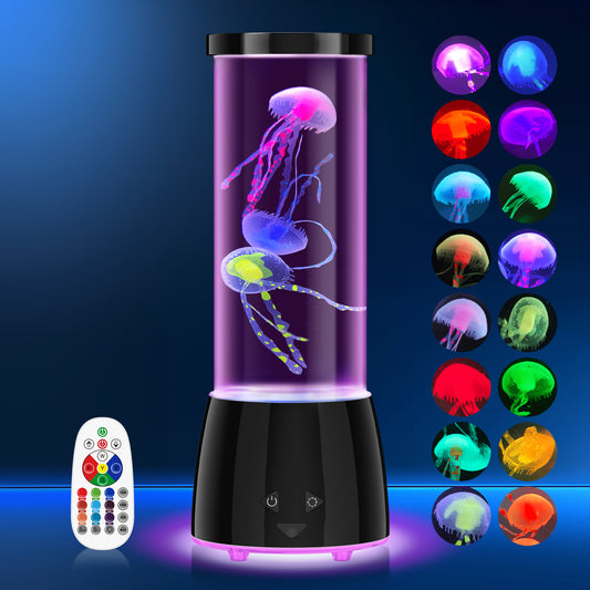 Jellyfish Lamp Aquarium Mood Light 17 Color Modes USB