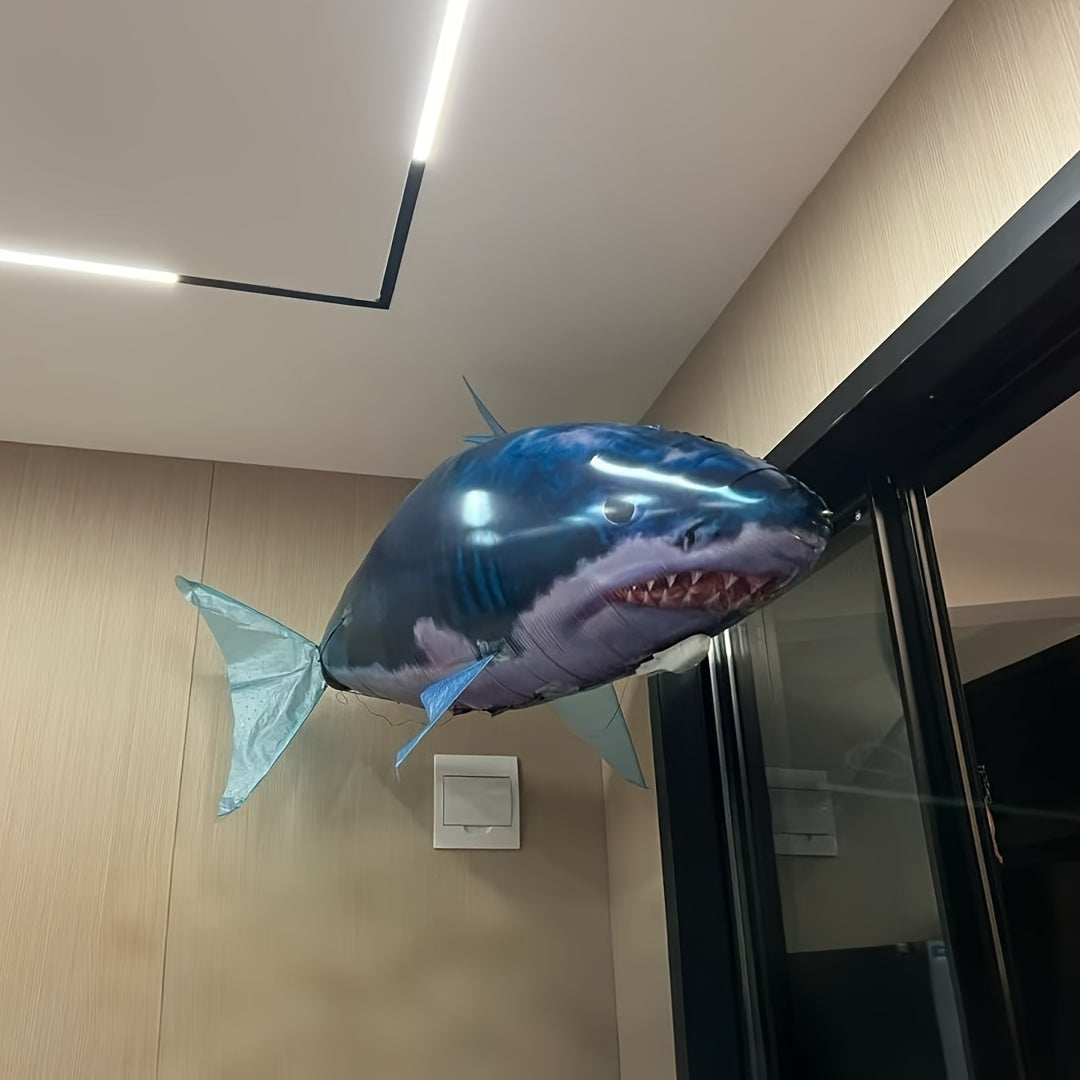 Remote Control Gliding Shark Inflatable RC Flying Fish Toy