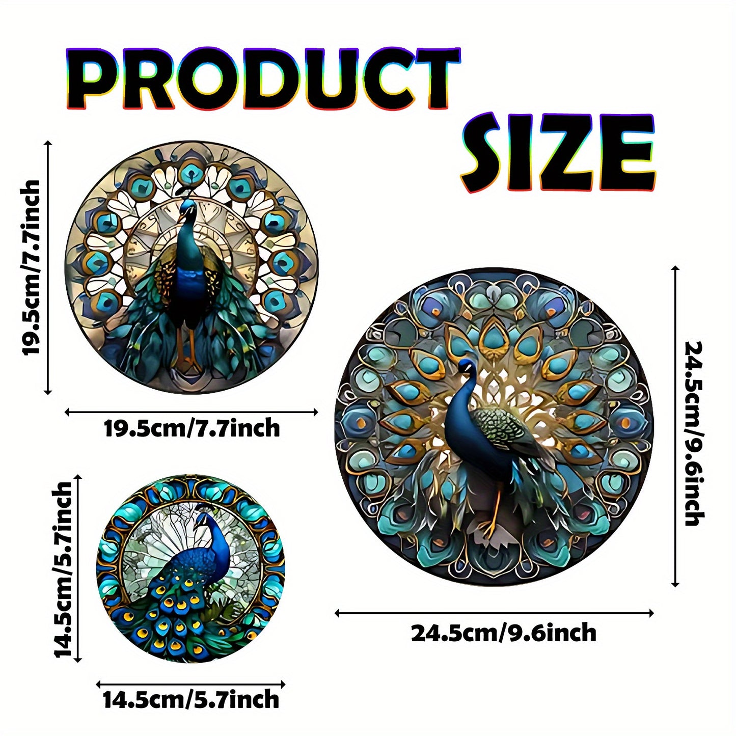 3 Tier Peacock Theme Wooden Display Tray For Weddings