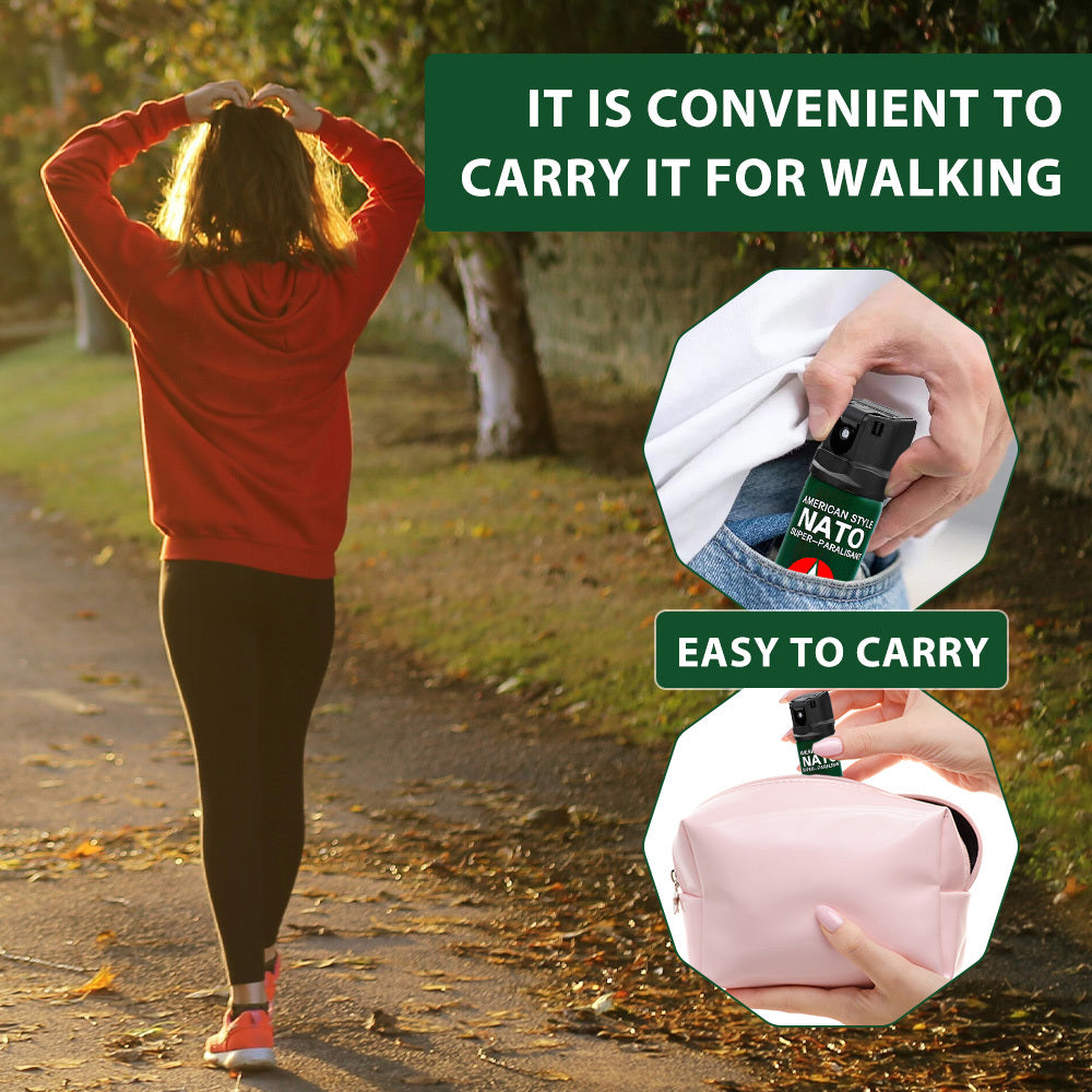 3.72oz Pepper Spray Water Column Sprayer Flip Cap Safety