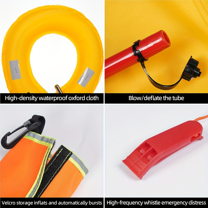 Pomerol Self Inflating Car Life Buoy Kit Window Breaker