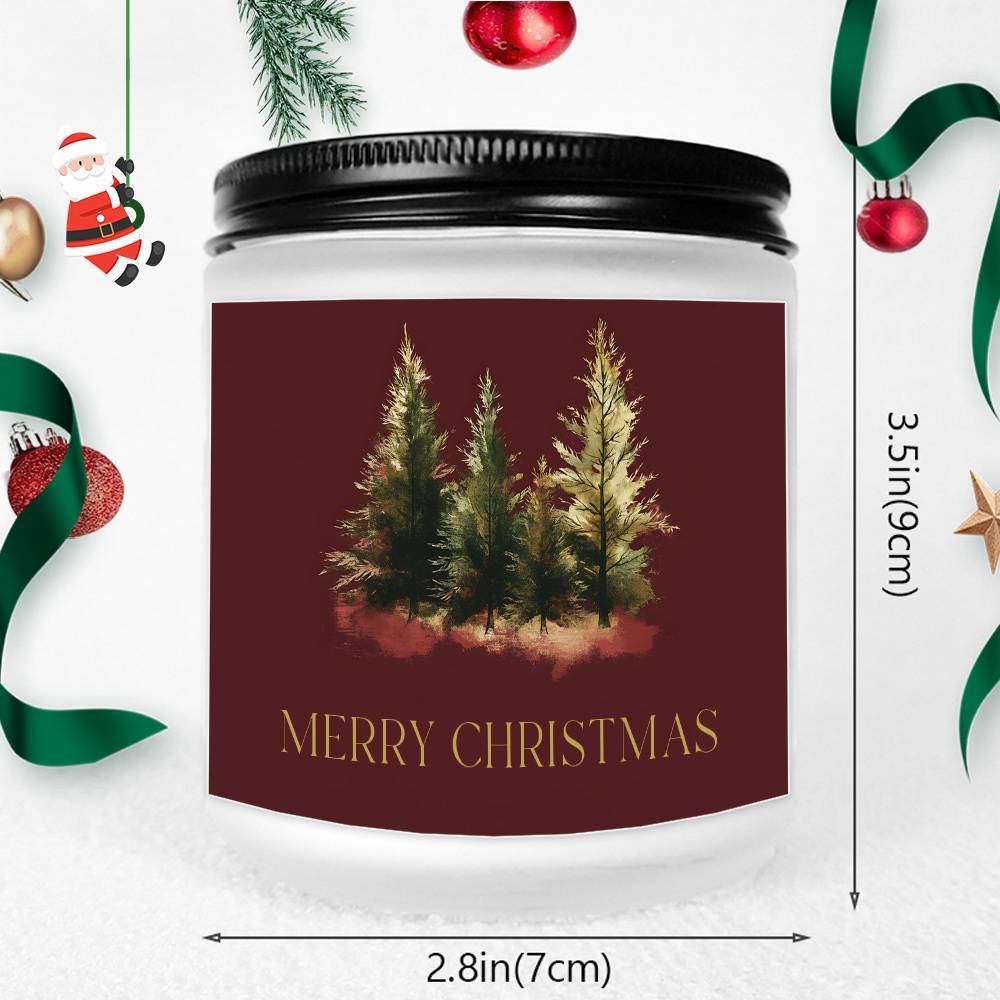 Lavender Scented Beeswax Soy Blend Candle In Maroon Jar