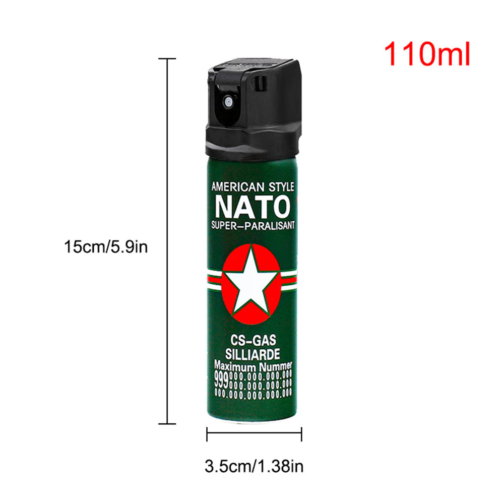 3.72oz Pepper Spray Water Column Sprayer Flip Cap Safety