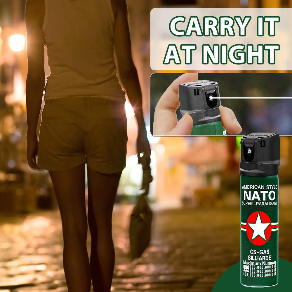 3.72oz Pepper Spray Water Column Sprayer Flip Cap Safety