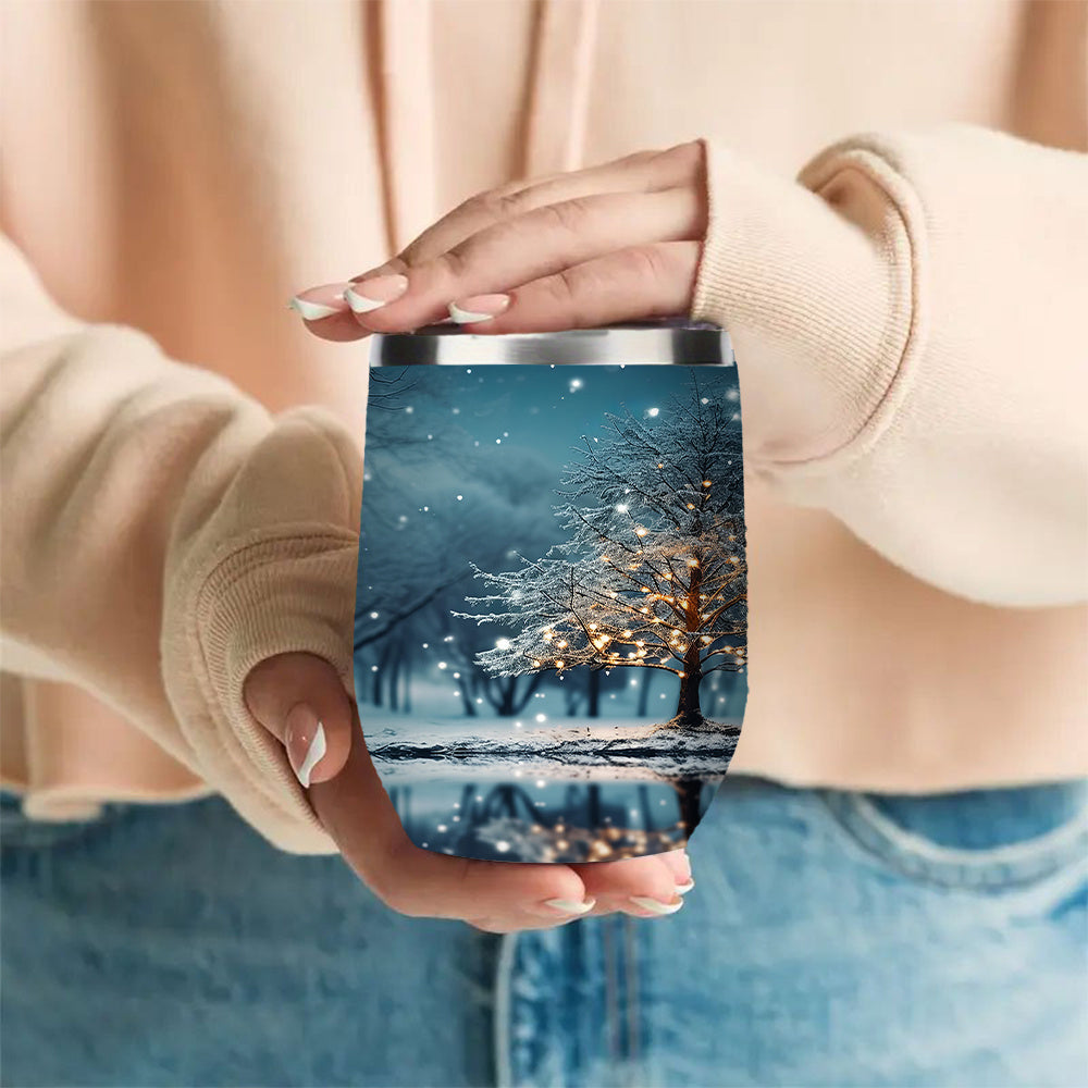 Christmas 12oz eggshell water cup, stainless steel coffee cup, insulated cup, suitable for both hot and cold drinks, ideal for home use, outdoor activities, camping, birthday and festival gifts, Outdoor Drinkware, Camping Ess