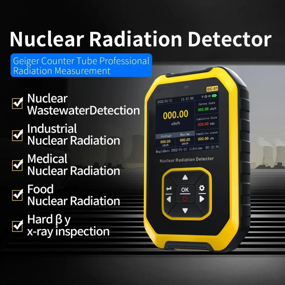 Geiger Counter Nuclear Radiation Detector With LCD Display