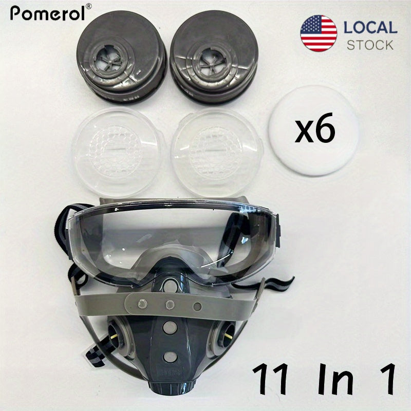 Pomerol 11In Dual Interface Full Face Respirator Reusable