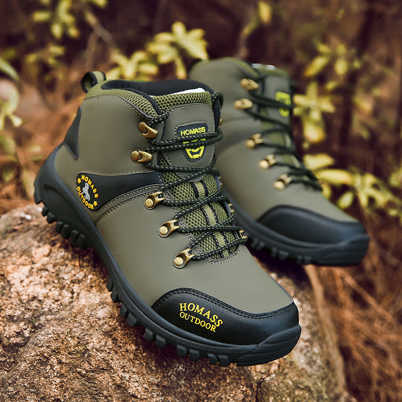 Mens High Top Waterproof Hiking Boots All Season Outdoor