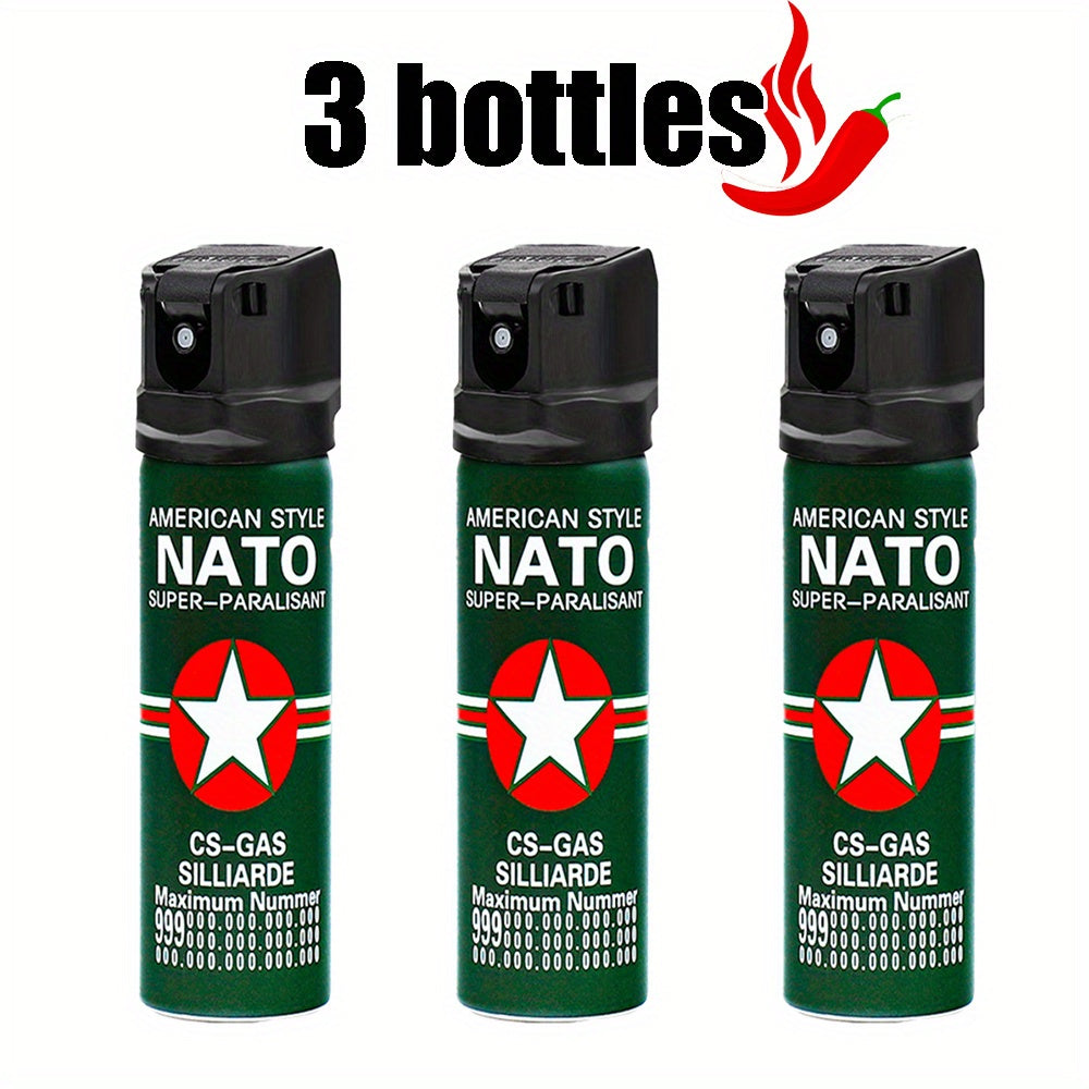 3.72oz Pepper Spray Water Column Sprayer Flip Cap Safety