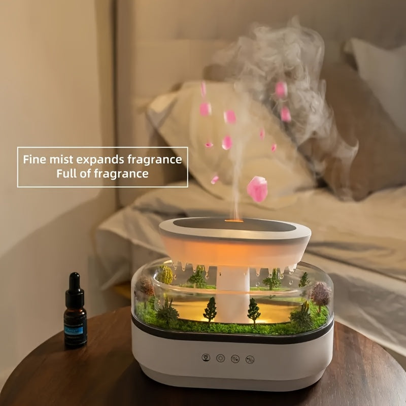 Miniature Landscape Humidifier Aroma White Noise Diffuser