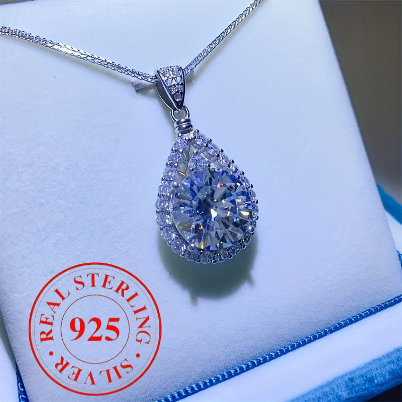 S925 silver, Moissanite necklace for both men and women, engagement wedding gift, Necklace For Women, Necklaces For Women, Necklace For A Woman, Moissanite Necklace For Women, Necklace For Wedding For Women, Moissanite Pendan