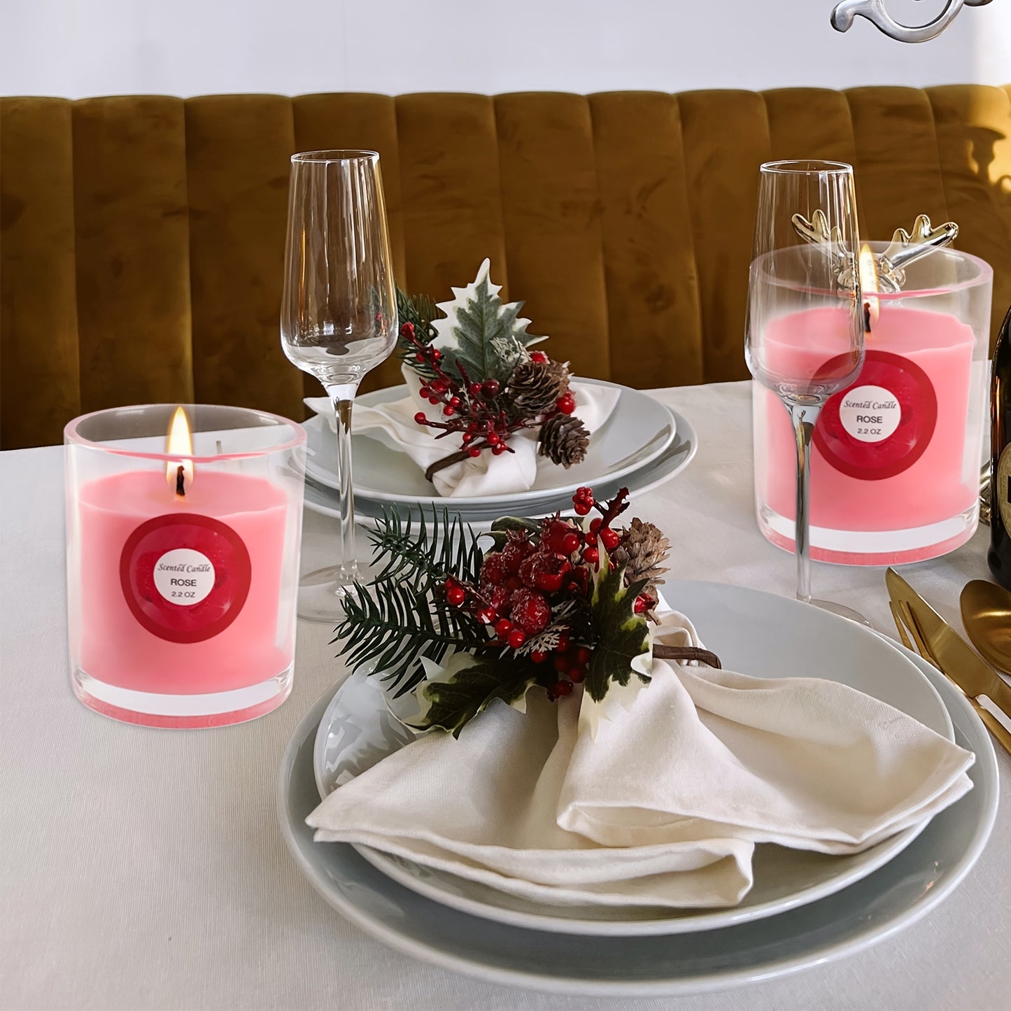 20 Colorful Scented Glass Candles Gift Set For Any Occasion