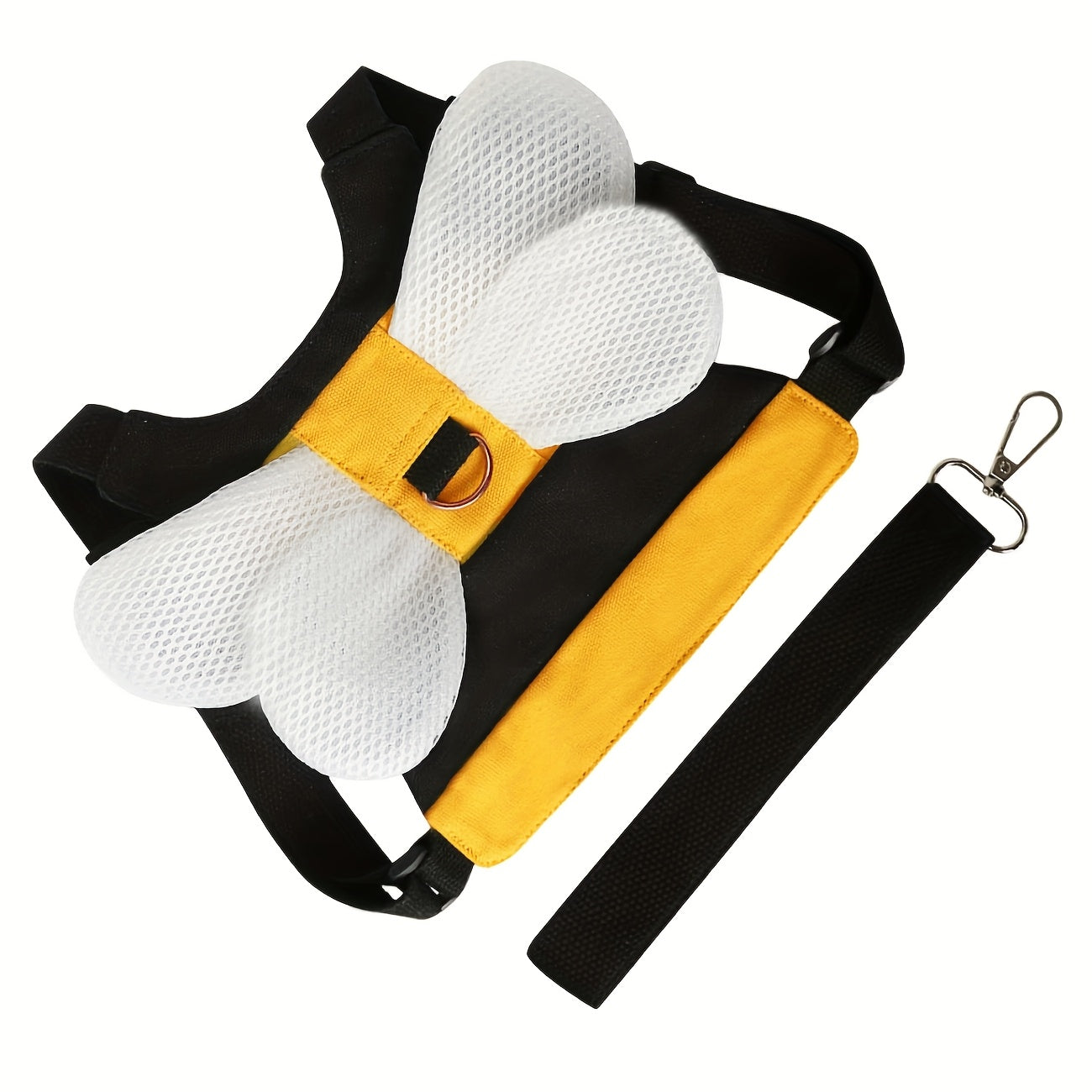 Yellow Anti Lost Harness Leash For Kids 2 In 1 Safety Belt