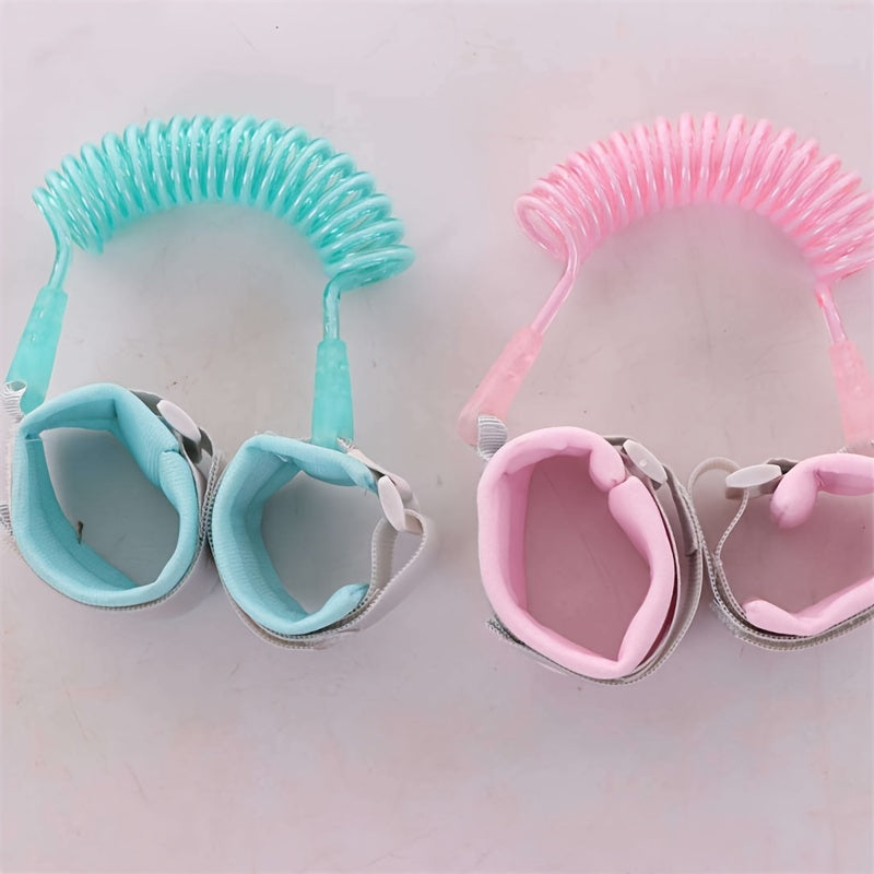 Adjustable Child Anti Lost Wrist Link Rope Band Blue Green